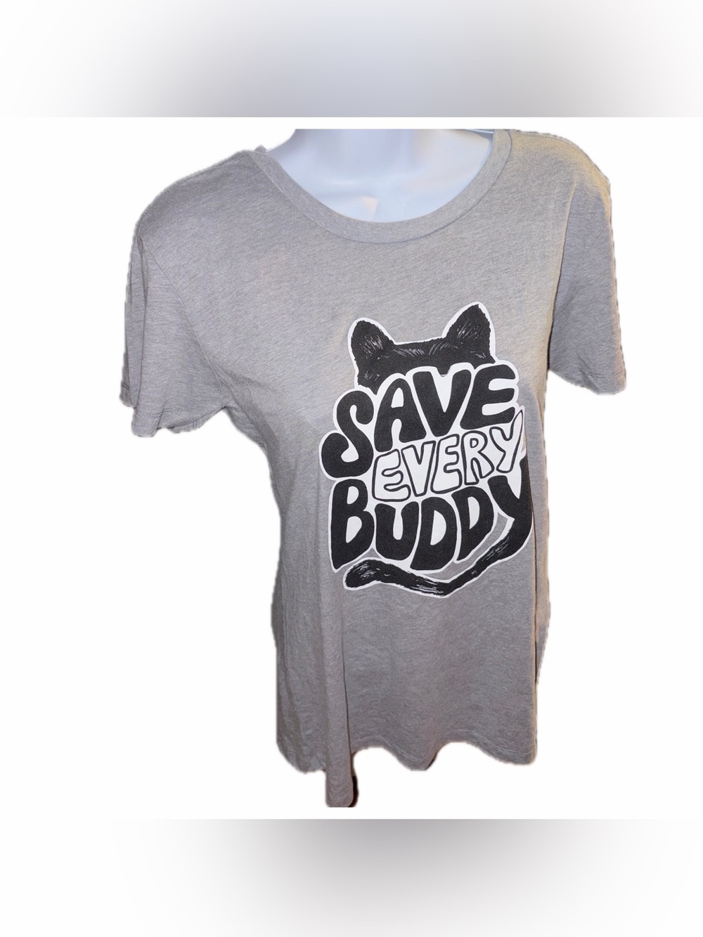 SPCA Save Every Buddy T-Shirt 🐈‍⬛🩶